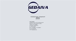 Desktop Screenshot of gedaiva.com