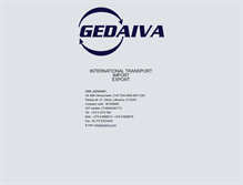 Tablet Screenshot of gedaiva.com